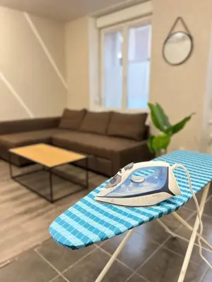 Coin salon dans l'établissement Cosy 0 , Mulhouse centre