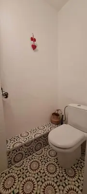 Salle de bains dans l'établissement Gîte au Giessen - 1er étage
