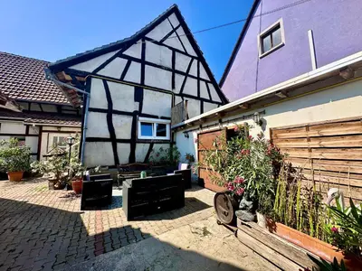 Jardin de l'établissement Gîte au Giessen - 1er étage