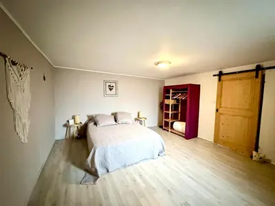 Un ou plusieurs lits dans un hébergement de l'établissement Gîte au Giessen - 1er étage