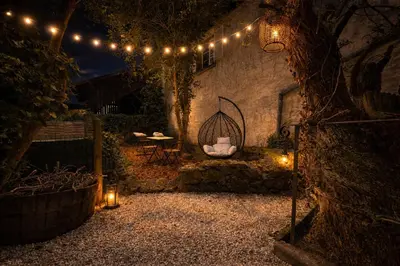 Jardin de l'établissement Aux 67 nuances - Spa
