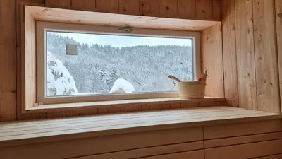 L'établissement Chalet Terejo & spa en hiver