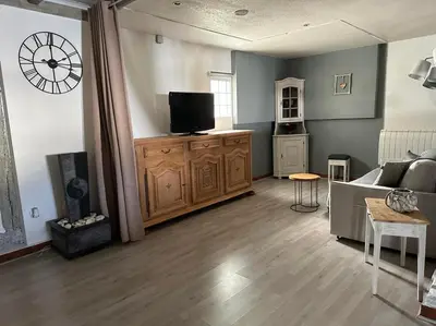 Télévision ou salle de divertissement dans l'établissement Gîte au Giessen - Loft
