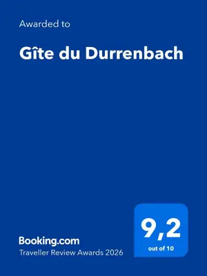 Certificat, récompense, panneau ou autre document affiché dans l'établissement Gîte du Durrenbach