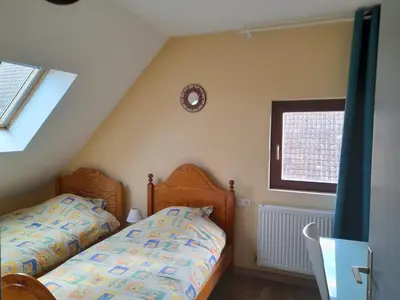 Un ou plusieurs lits dans un hébergement de l'établissement Appart 4 pers refait neuf 90m2 avec balcon