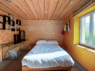 Un ou plusieurs lits dans un hébergement de l'établissement La Maison de Max - avec terrasse