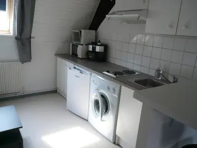 Cuisine ou kitchenette dans l'établissement Cité des Princes