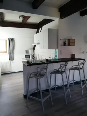 Cuisine ou kitchenette dans l'établissement Cité des Princes