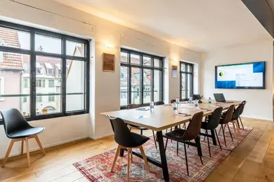 Télévision ou salle de divertissement dans l'établissement Le 48-GregIMMO-Appart'Hôtel
