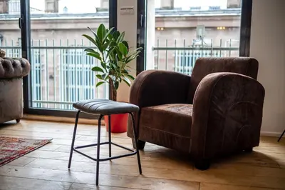 Coin salon dans l'établissement Le 48-GregIMMO-Appart'Hôtel
