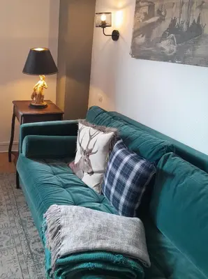 Coin salon dans l'établissement Gîte Le3 Bergheim
