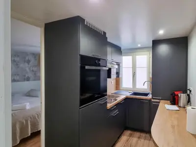 Cuisine ou kitchenette dans l'établissement Travel Homes - NewGate 1, elegant, heart of Colmar
