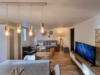 Télévision ou salle de divertissement dans l'établissement Travel Homes - NewGate 1, elegant, heart of Colmar