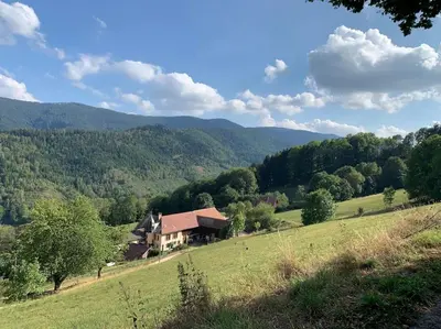 Paysage naturel près de la maison de vacances