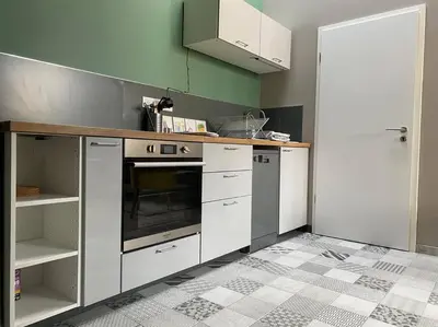 Cuisine ou kitchenette dans l'établissement Appartement proximité centre