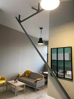 Coin salon dans l'établissement Appartement proximité centre