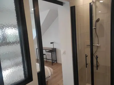 Salle de bains dans l'établissement GÎTE D’EMMA