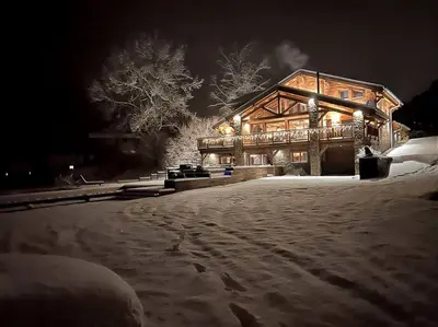 L'établissement Le Paradis de Marie en hiver