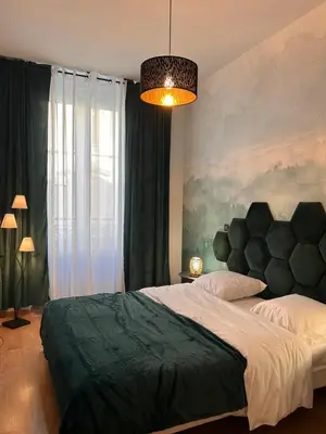 Un ou plusieurs lits dans un hébergement de l'établissement Esprit ALSACE: 70m2 de charme