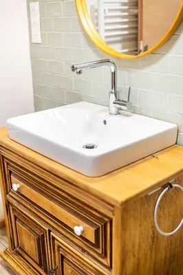 Salle de bains dans l'établissement Le 05-GregIMMO-Appart'Hôtel