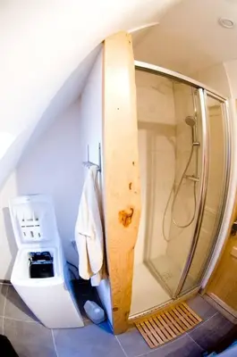 Salle de bains dans l'établissement Gite Staufen