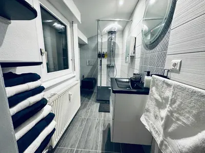 Plan de l'établissement Le Moderne Vintage Hyper Centre,3 chambres, neuf au calme, 3 étoiles