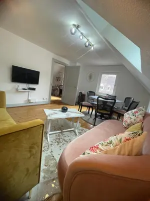 Télévision ou salle de divertissement dans l'établissement Le Moderne Vintage Hyper Centre,3 chambres, neuf au calme, 3 étoiles