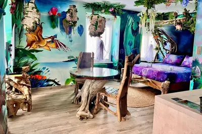 Coin salon dans l'établissement Avataar - L'arbre de Pandoraa