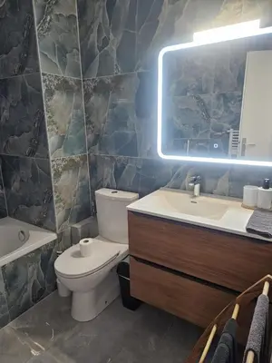 Salle de bains dans l'établissement Studio Le Belvédère TURCKHEIM