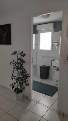 Salle de bains dans l'établissement Duplex Estelle - 2 couples ou famille