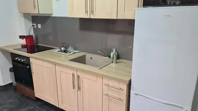 Cuisine ou kitchenette dans l'établissement Selestat entre Colmar et Strasbourg