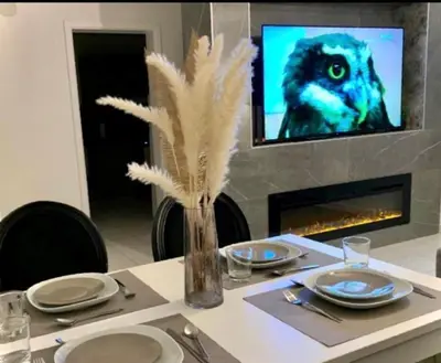Télévision ou salle de divertissement dans l'établissement Appartement Premium Le Marquis