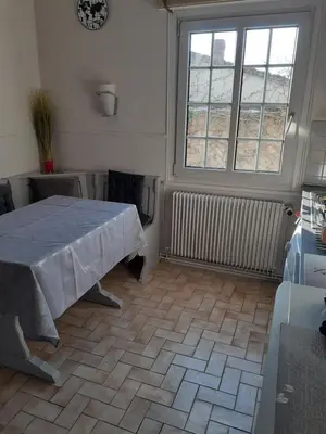 Plan de l'établissement Coquet appartement 6 personnes avec jardin