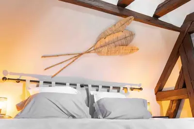 Un ou plusieurs lits dans un hébergement de l'établissement Les Lionceaux, 120m2 à Colmar, place de parking gratuite