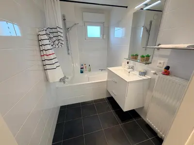 Salle de bains dans l'établissement A2 pas de Colmar terrasse,parking