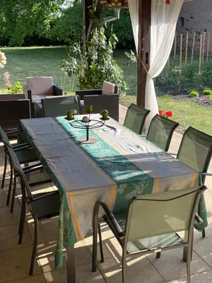 Jardin de l'établissement Gîte La maison de Jules