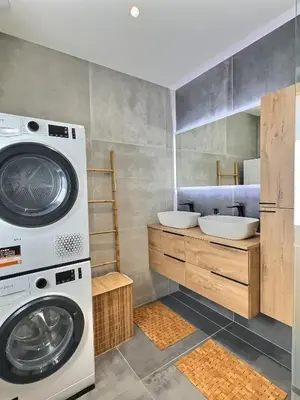 Plan de l'établissement Alsace Appartement à Colmar climatisée garage, parking et terrasse