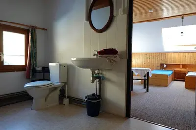 Salle de bains dans l'établissement Appartement dans vielle ferme au coeur des Vosges