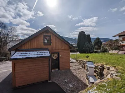 Plan de l'établissement Chalet neuf à Gérardmer avec terrasse et parking privé - FR-1-589-465