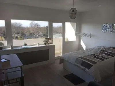 Plan de l'établissement Jolie grand studio avec vue sur les vosges, balcon