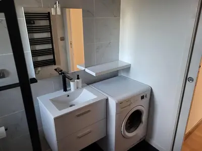 Salle de bains dans l'établissement Mésange