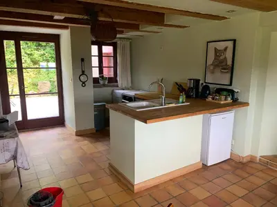 Cuisine ou kitchenette dans l'établissement Pour les amoureux de ballades dans les Vosges - 4 nuits minimum