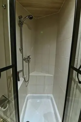 Salle de bains dans l'établissement Les Chouchous du Ried 3 / Proche Europapark