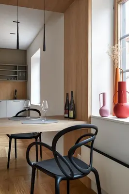 Cuisine ou kitchenette dans l'établissement Rive Petite Venise Appartement Luxe - Centre Ville Colmar - Clim, Ascenseur & possibilité Parking