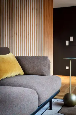 Coin salon dans l'établissement Rive Petite Venise Appartement Luxe - Centre Ville Colmar - Clim, Ascenseur & possibilité Parking