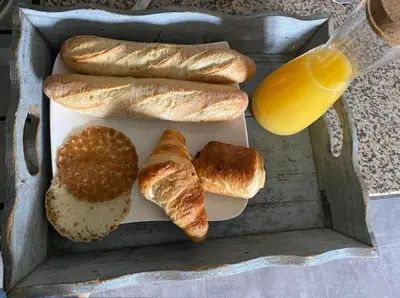 Nourriture dans la maison de vacances ou à proximité