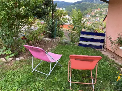 Vue générale sur la montagne ou vue sur la montagne depuis l'appartement