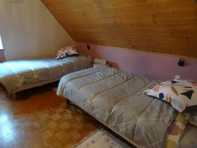 Un ou plusieurs lits dans un hébergement de l'établissement Logis en montagne chez Juju