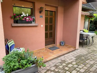 Jardin de l'établissement Logis en montagne chez Juju