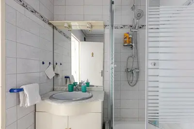 Salle de bains dans l'établissement Traumhaftes Studio in Top Lage!